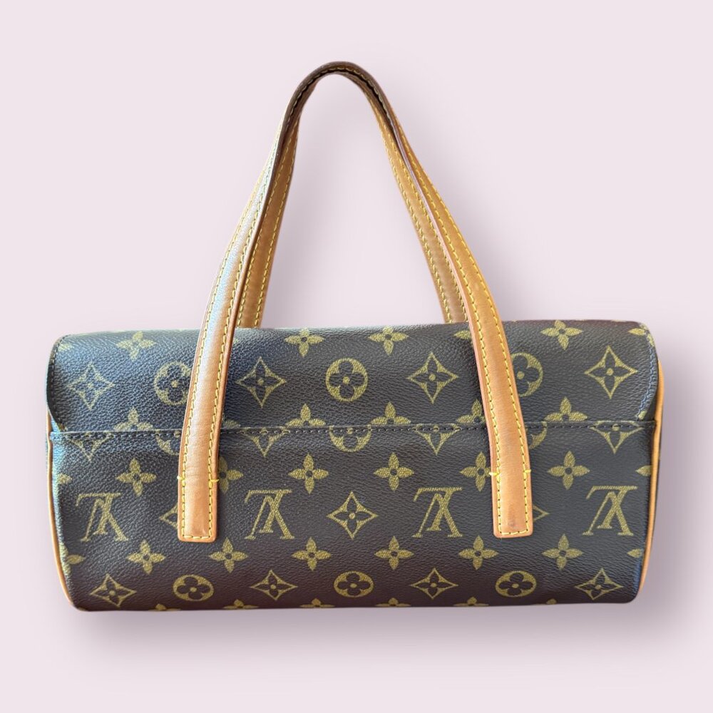 Authentic Louis Vuitton Sonatine Monogram Top Handle Bag - Picture 3 of 12